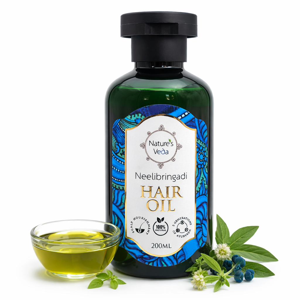 Pure and Natural Neelibringadi Hair Oil - 200 ML