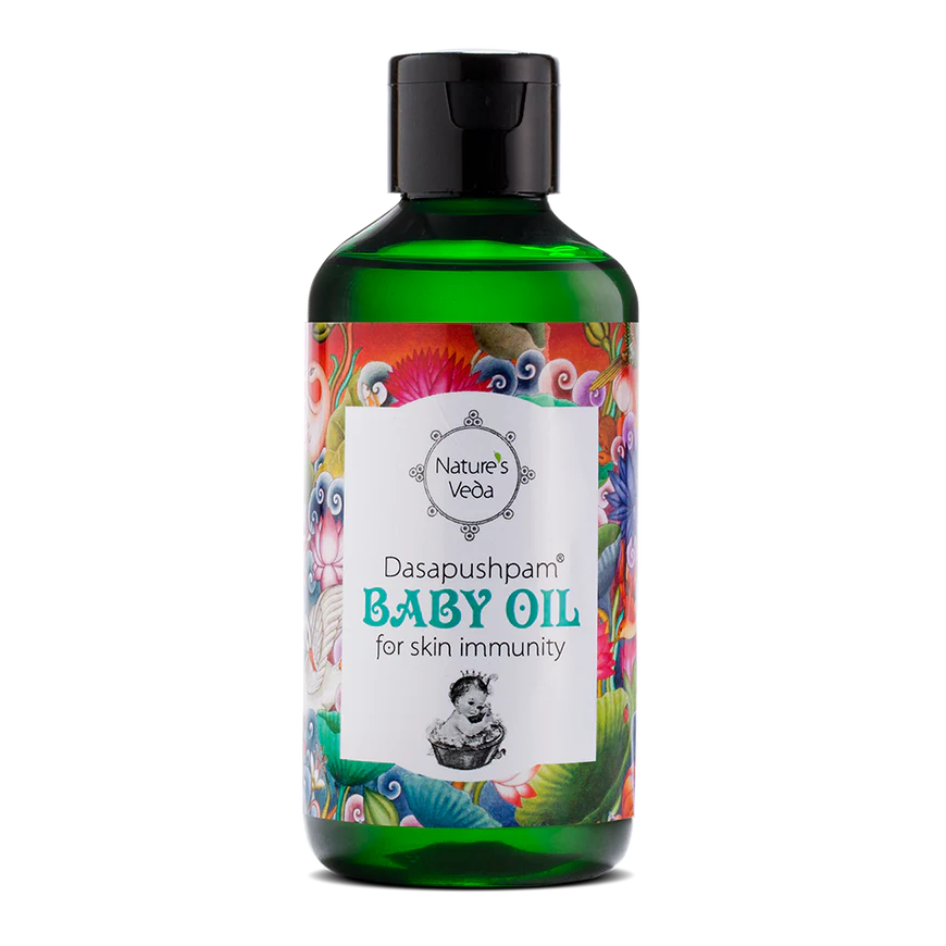How Dasapushpam Baby Oil Protects Against Dry Scalp, Dry Skin, and Diaper Rash?