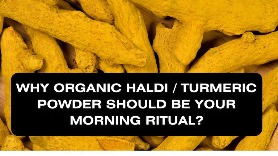 Why Organic Haldi / Turmeric Powder should be your Morning Ritual?