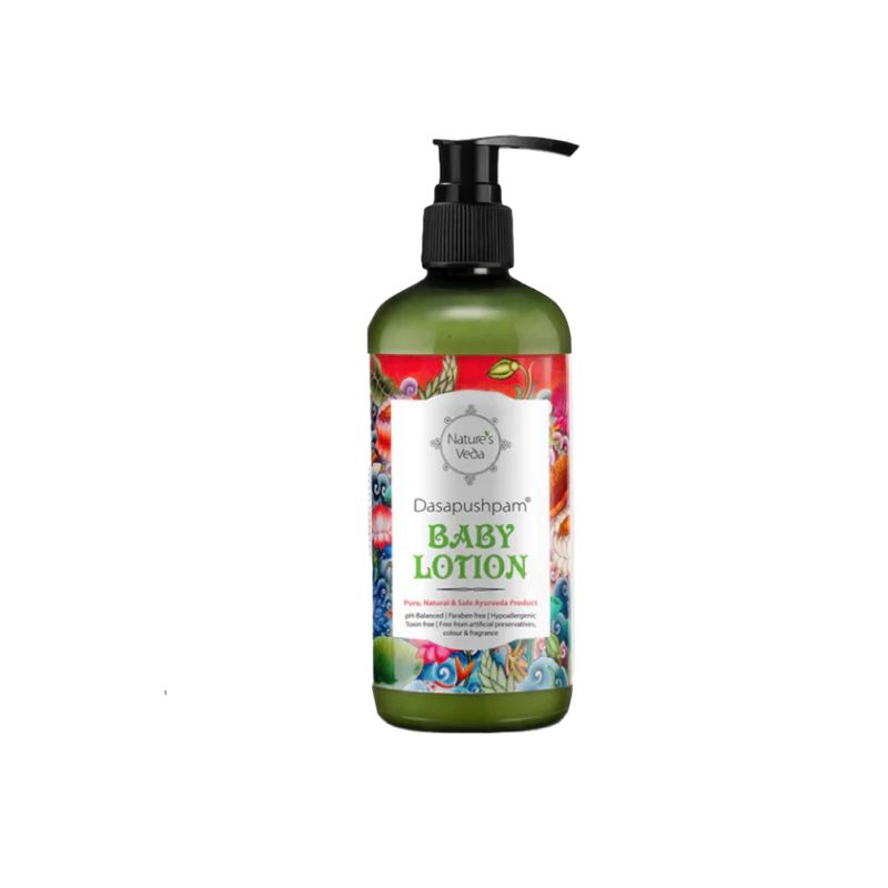 Organic Dasapushpam Baby Lotion: Authentic Ayurvedic Product for New Born/Infants