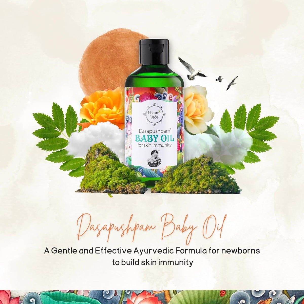 Dasapushpam Thailam in Ayurveda - Baby and Mom Oil - aarshaveda