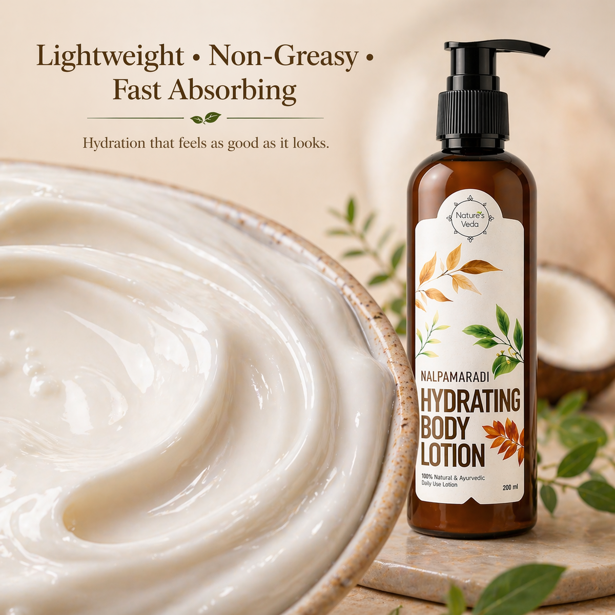 Body Lotion for Dry Skin || Nalpamaradi Hydrating - 200ml