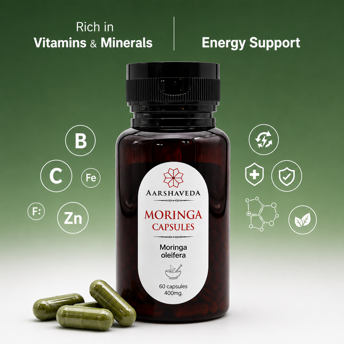 Moringa Capsules - 60 caps