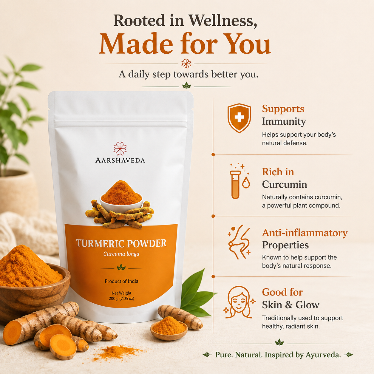Turmeric Powder - 200 GM