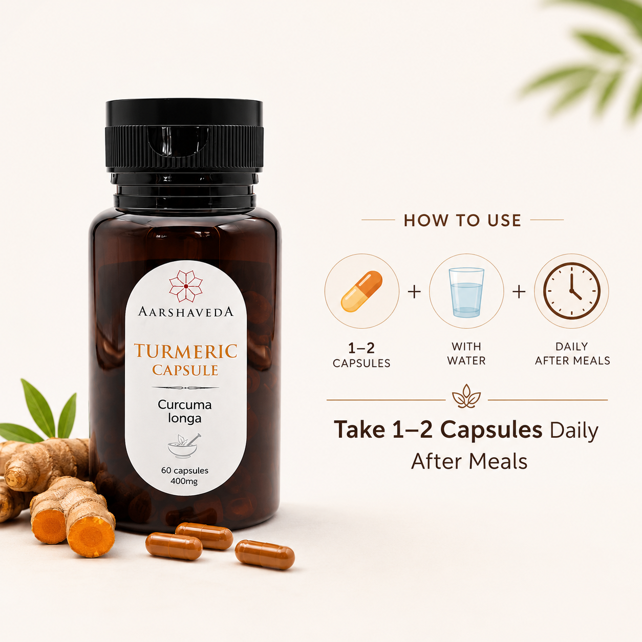 Turmeric Capsules - 60 Caps