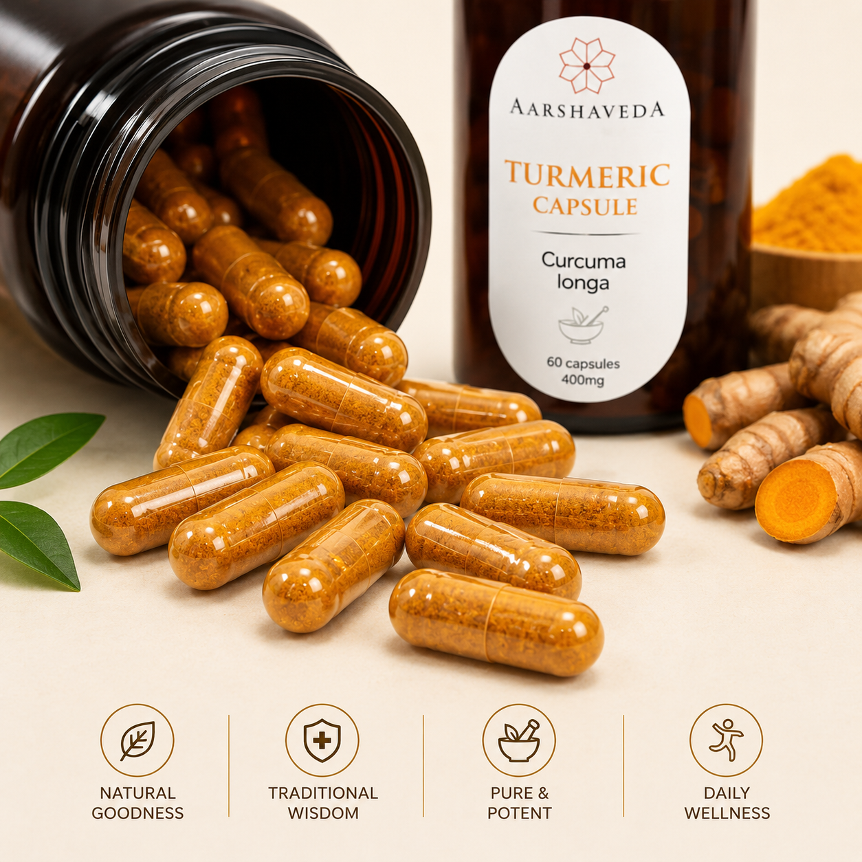Turmeric Capsules - 60 Caps