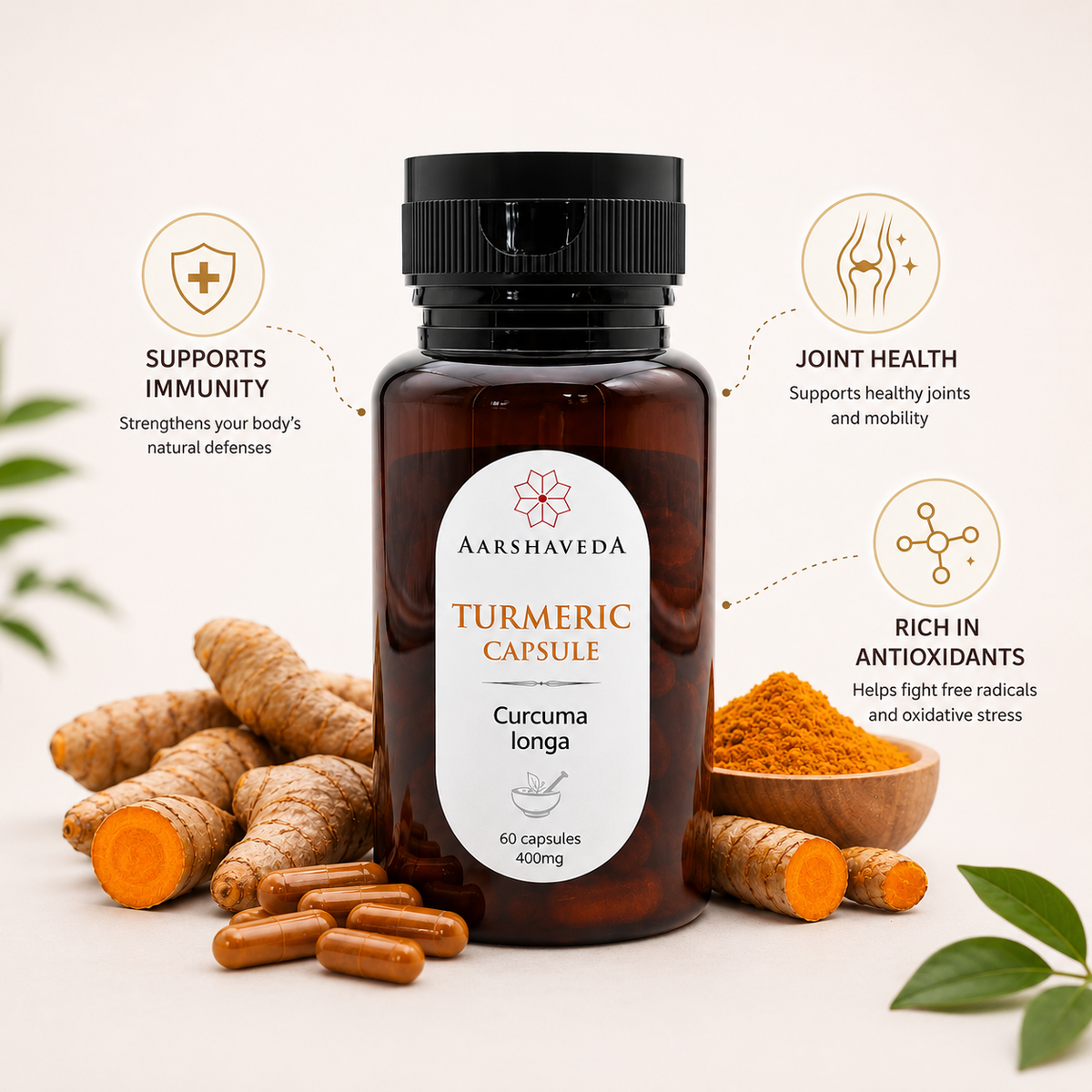 Turmeric Capsules - 60 Caps