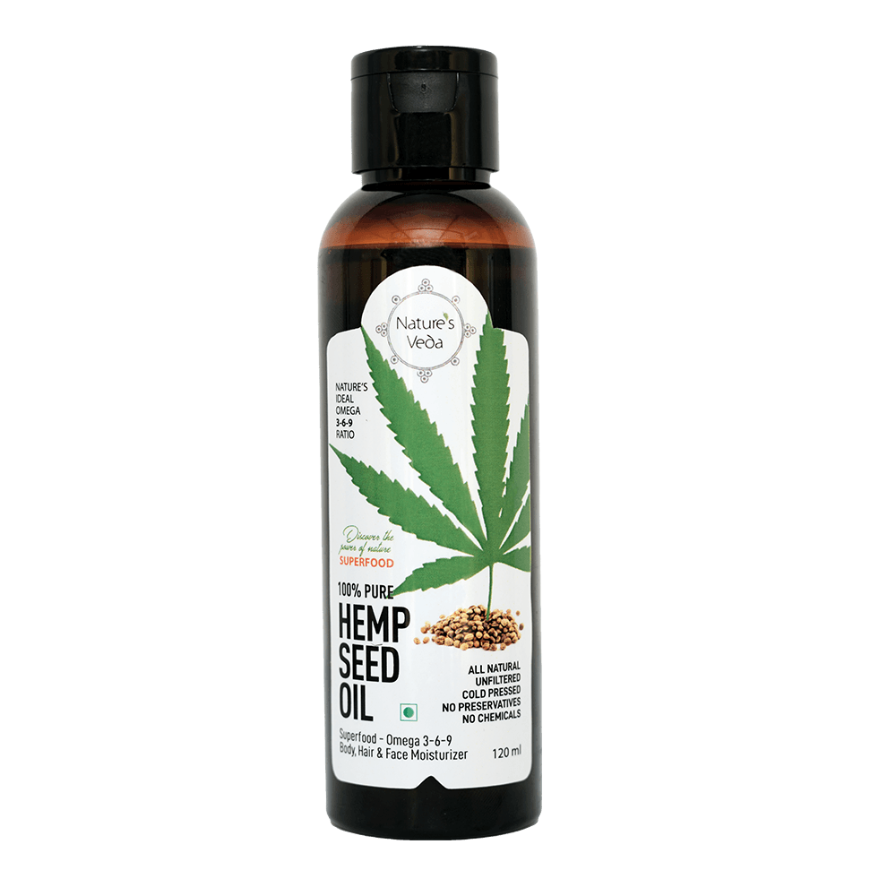 Nature’s Veda Hemp Seed Oil 120 ML